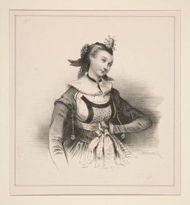 Fiancée of Bern by Paul Gavarni