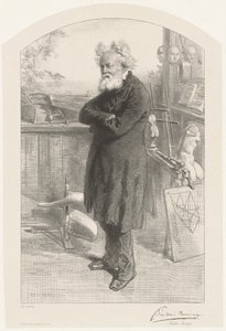 Frédéric Sauvage by Paul Gavarni