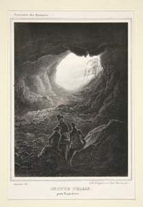 Grotto of Elais near Bagneres by Paul Gavarni