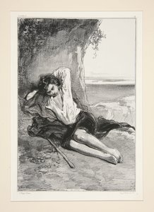 Godefroy, The Little Hermit by Paul Gavarni