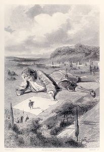 Gulliver Has an Audience with the Emperor of Lilliput, from French Edition of Gulliver