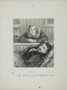 Husbands Always Make Me Laugh: He Goes on the Loose by Paul Gavarni