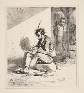 I, the undersigned, King of Batignolles, Prince of Clichy,... by Paul Gavarni