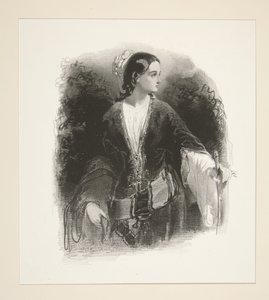 The Albanian Woman by Paul Gavarni