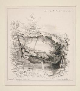 The Hammock by Paul Gavarni