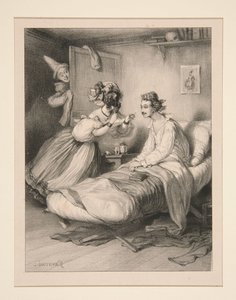 The Intrigue at Home by Paul Gavarni