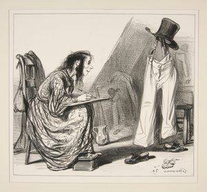 The Painting by Paul Gavarni