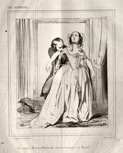 Les Actrices: Sac à papier! Monsieur Montmirail comme vous sanglez ma Majesté!, 1843