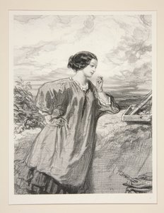 The Women Artists / Miss Marie de N... by Paul Gavarni