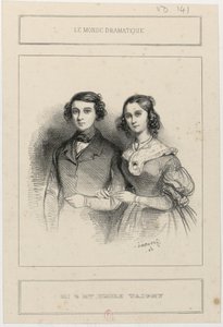 Mr. and Mrs. Emile Taigny by Paul Gavarni
