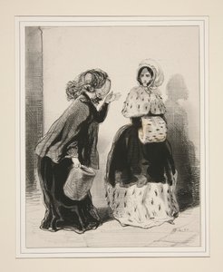 Madame the Baroness, these machines would not arrive if your husband... by Paul Gavarni