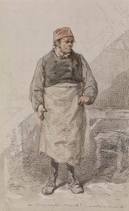 Man in Apron and Cap by Paul Gavarni