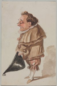Man with a Large Hat by Paul Gavarni
