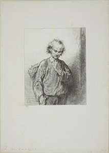 Masks and Faces: Brandy - A Man Plus Brandy Makes a Savage, and Brandy Plus Savages Makes Cattle by Paul Gavarni