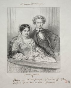 Masques et visages: Paric, par-la: Phèdre au Théâtre-Francais..., 1857-1858