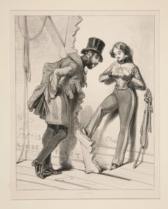 Thank you, Mr. Marquis, the champagne affects my nerves... by Paul Gavarni