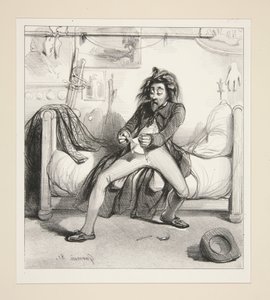 Sir, although I am inexperienced, I am not accustomed to playing the fool; I find that the rendezvous... by Paul Gavarni