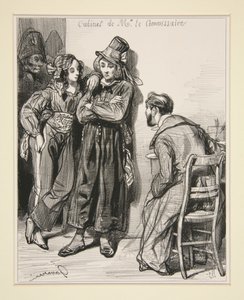 No. 2 - Did you not know that this dance was forbidden by authority?... by Paul Gavarni