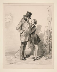 Oh (sic) you will give me a nice little role... by Paul Gavarni
