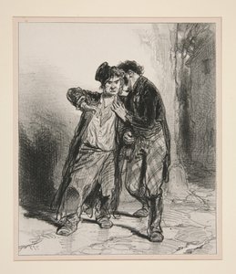 Yes, Perrochet!...I will pour into your bosom the... by Paul Gavarni