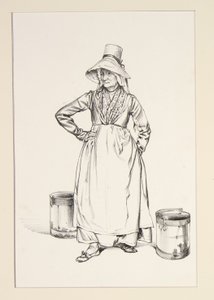 Water Carrier (Auvergnate Water Woman) by Paul Gavarni