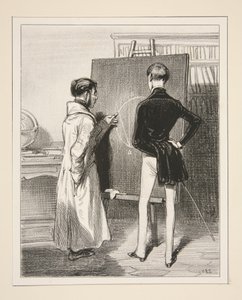 Punishment of Geometry by Paul Gavarni