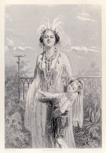 The Queen of Laputa, from French Edition of Gulliver