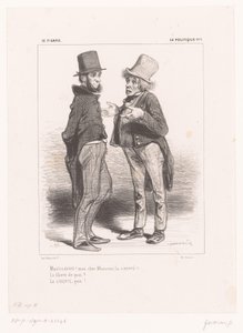Two Men Discussing Freedom (But Liberty! My Dear Sir, Liberty!!) (Politics) (La Politique)