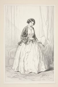 A Lelia, born Gustine by Paul Gavarni