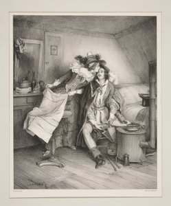 A Supper After a Masquerade by Paul Gavarni