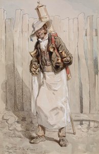 The Chocolate Vendor by Paul Gavarni