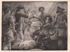 Capture of Wolfe Tone AD 1798 by Paul Hardy