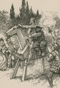 Don Quixote... began to turn the pin by Paul Hardy