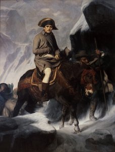 Bonaparte Crossing the Alps by Paul Delaroche