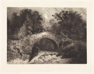A Bridge in Auvergne by Paul Huet