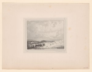 Hill Landscape in Sunlight (Eight Landscape Representations) by Paul Huet