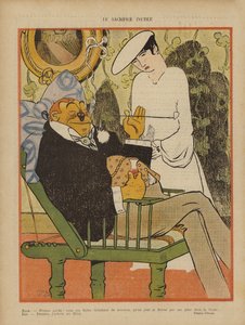 Illustration for Le Rire by Paul Iribe