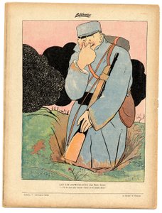 La Baionnette, Satirical in Colors by Paul Iribe