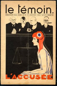 The Temoin, Satirical in Colors by Paul Iribe