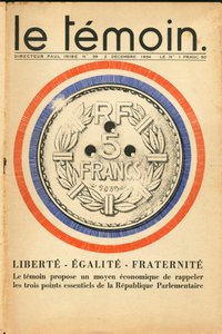 The Witness, Satirical in Colours by Paul Iribe