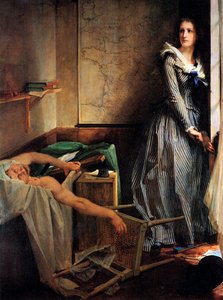 Charlotte Corday after the murder of Marat