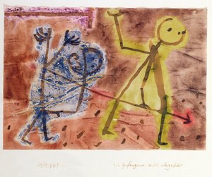 A Prisoner is Led Away by Paul Klee