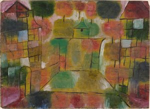 Tree and Architecture--Rhythms by Paul Klee