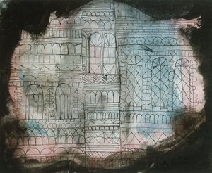 Burning Castle by Paul Klee