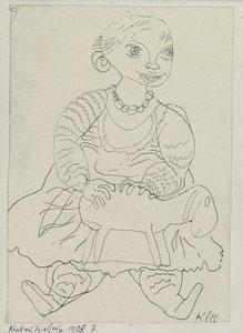 Child with a Toy by Paul Klee