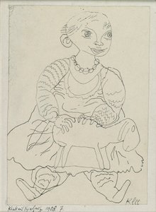 Child with a Toy by Paul Klee