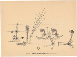 Drawing for Yellow Harbor by Paul Klee
