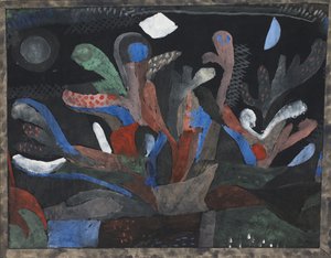 Picture of a Garden in Dark Colours