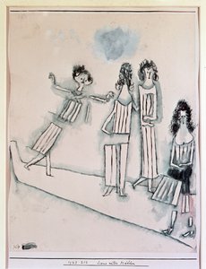 Scene with Girls by Paul Klee