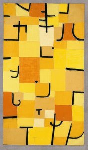 Signs in Yellow by Paul Klee
